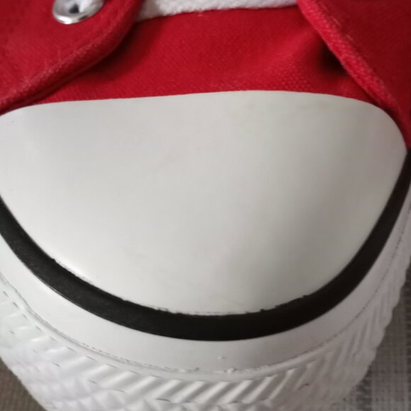 'CONVERSE ALL STAR' Chuck Taylor Red/White Size 13 EUC - Picture 3 of 15